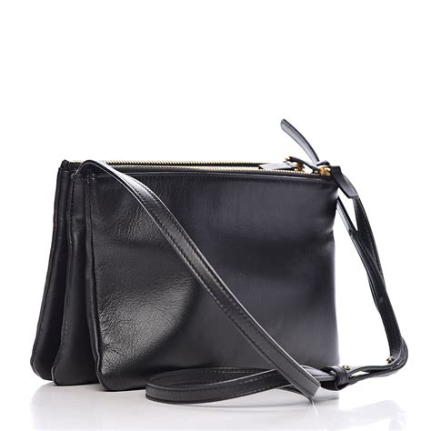 Black Caviar Celine Crossbody Bag .